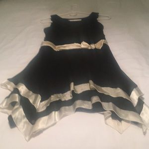 mymichelle black/white sleeveless dress